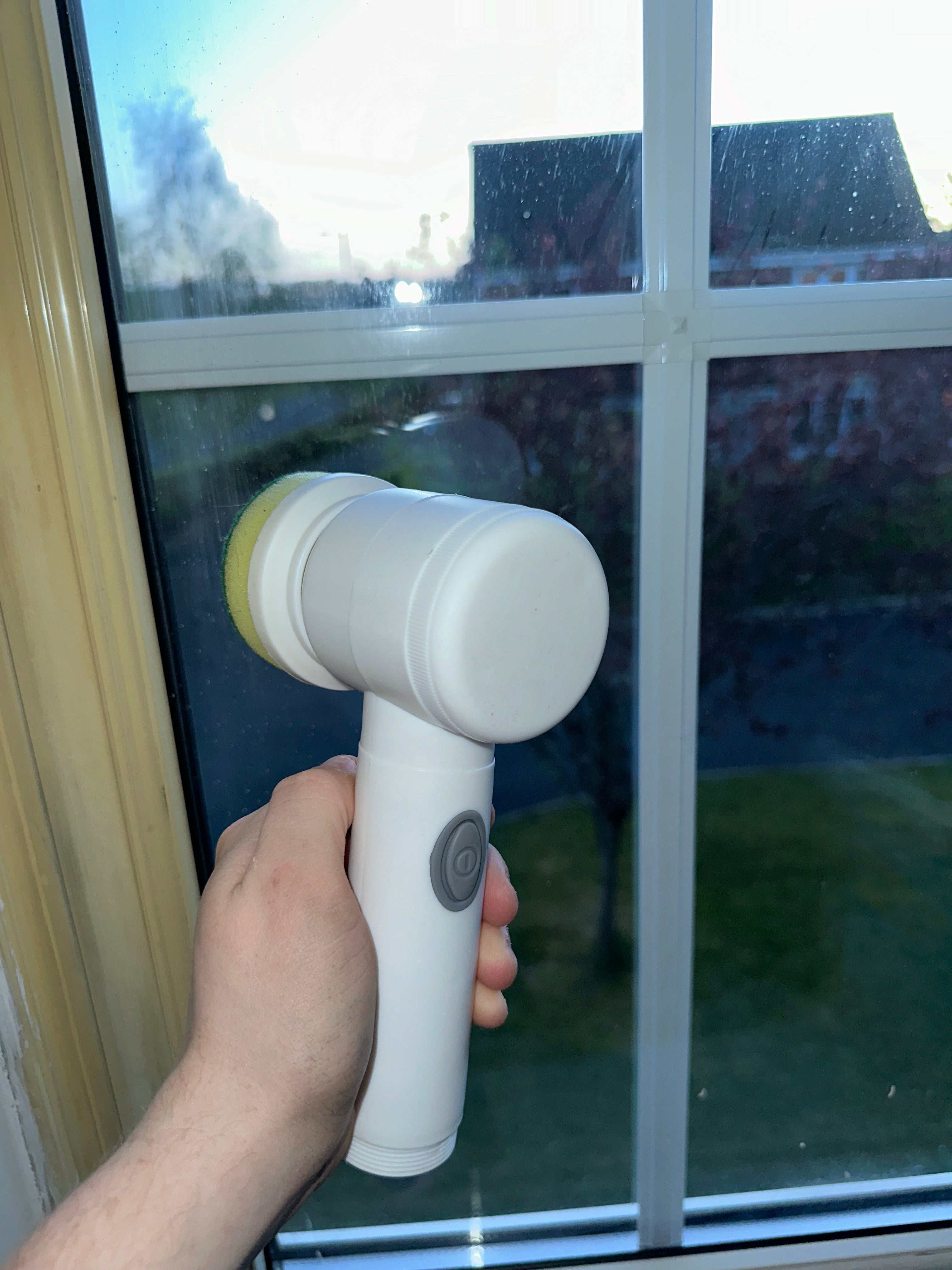 Cordless Electric Spin Scrubber - Rechargeable Bathroom & Kitchen Cleaning Brush